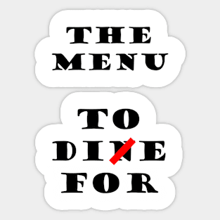 Menu Sticker